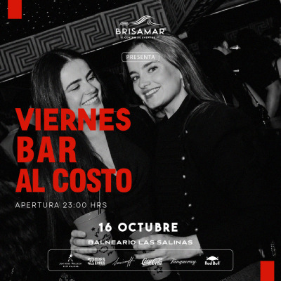 Brisamar Bar al costo Viernes 16 de Octubre