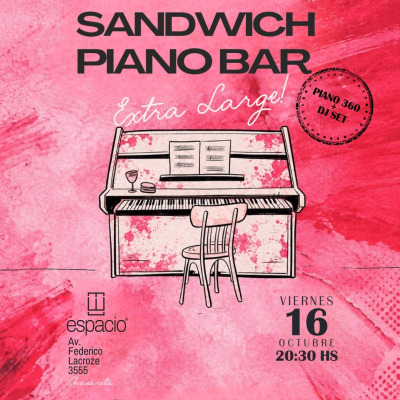 SANDWICH PIANO BAR - Edición Especial -