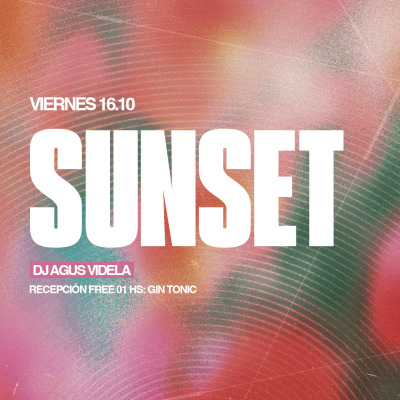 Sunset Club I Viernes 16.10