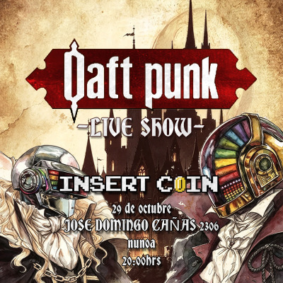 Pelicula + Tributo Daft Punk en Insert Coin
