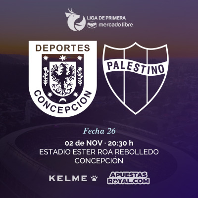Liga de Primera Mercado Libre Fecha 26 | Deportes Concepción vs. Palestino
