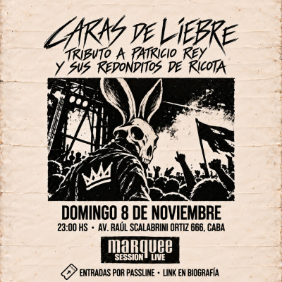 CARAS DE LIEBRE – TRIBUTO A LOS REDONDOS EN MARQUEE