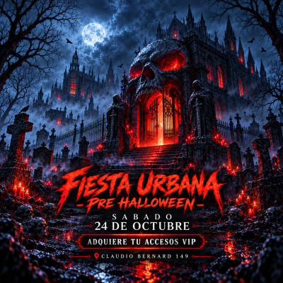 FIESTA URBANA PRE HALLOWEEN