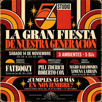 Studio 54 Noviembre!