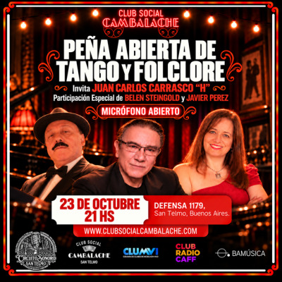 PEÑA ABIERTA DE TANGO Y FOLCLORE