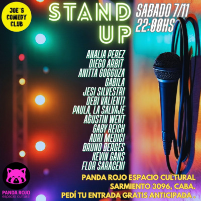 Joes Comedy Club Noviembre