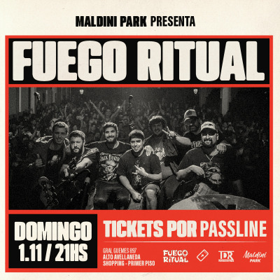 (1/11) 🎸FUEGO RITUAL en Maldini Avellaneda🎸