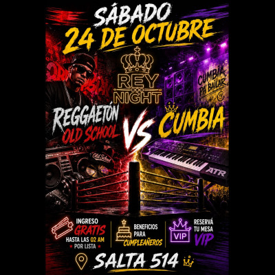 Rey Night Disco - Sabado 24 Octubre