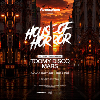 Olympo Sunset 31-10-26 | Toomy Disco