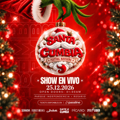 🎅SANTA CUMBIA🎅 24 DE DICIEMBRE 🎄PARQUE INDEPENDENCIA 🎄