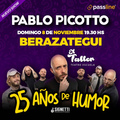 Pablo Picotto en El Taller Teatro