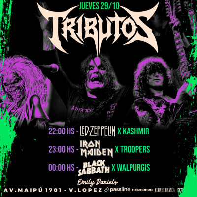 Led Zeppelin & iron Maiden & Black Sabath | En Emily Daniels