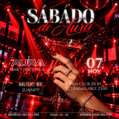 Aura ★ SABADO 07 NOVIEMBRE  ★