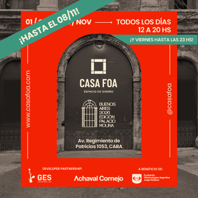 Casa FOA Buenos Aires 2026 Edición Palacio Molina