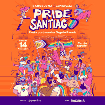 PRIDE SANTIAGO ~ SÁB.14.11 ~ CIRCULO ESPAÑOL