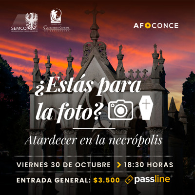 Atardecer en la necrópolis: ¿Estás para la foto?