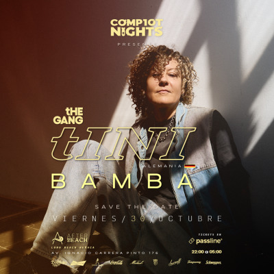 VIERNES 30 OCTUBRE | COMPLOT NIGHTS: TINI + BAMBA | AFTER BEACH | REÑACA - V REGIÓN