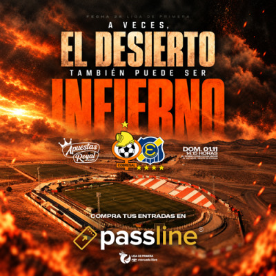 Cobresal vs Everton Liga de Primera Mercado Libre Fecha 26