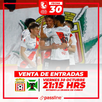 CAMPEONATO NACIONAL LIGA DE ASCENSO 2026 CURICO UNDO   VS DEPORTES TEMUCO
