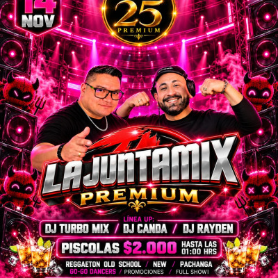 LA JUNTA MIX SALA25 - SABADO 14 NOVIEMBRE