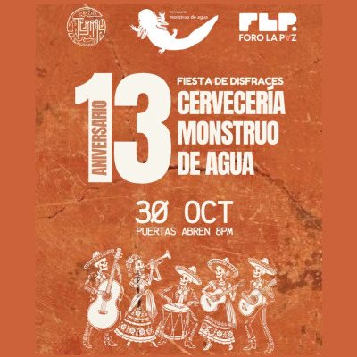 13 aniversario Cervecería Monstruo de Agua