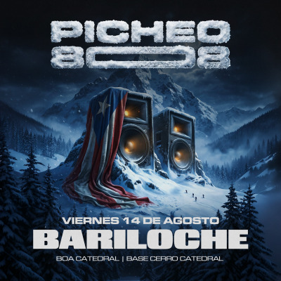 14 AGO | PICHEO 808 x WILD: SET REGGAETÓN OLD SCHOOL | BARILOCHE CERRO CATEDRAL