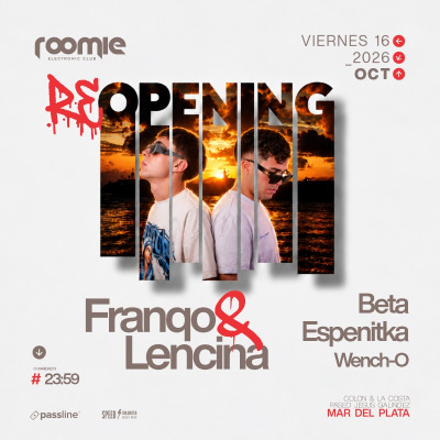 16.10 RE-OPENING . FRANQO&LENCINA - BETA - ESPENITKA - WENCH-O