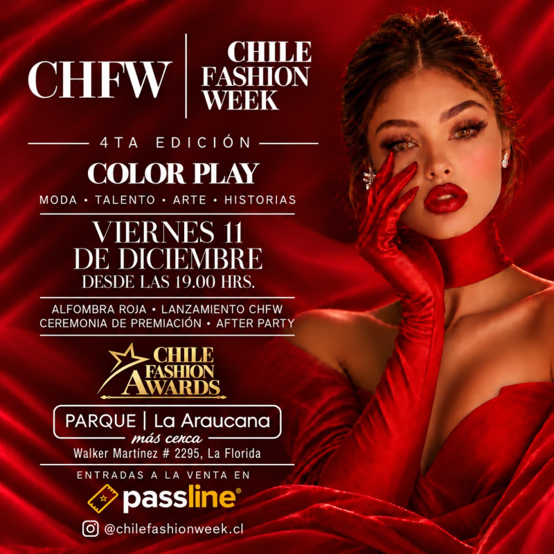 1era Jornada Chile Fashion Week + Ceremonia de Premiación Chile Fashion Awards