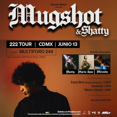 222 TOUR Mugshot & Shatty