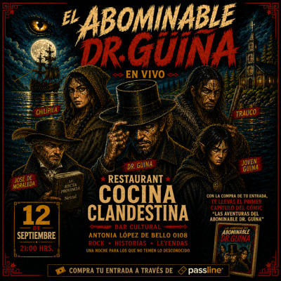 ABOMINABLE DR. GÜIÑA. En vivo