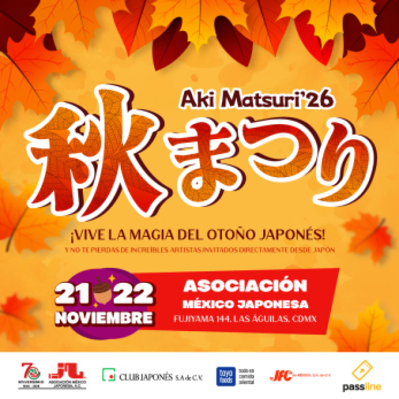 AKIMATSURI 2026 - Domingo 22 de noviembre