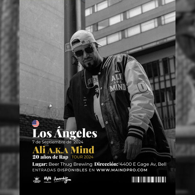 ALI A.K.A. MIND -  Los Ángeles, CA / 20 años de Rap