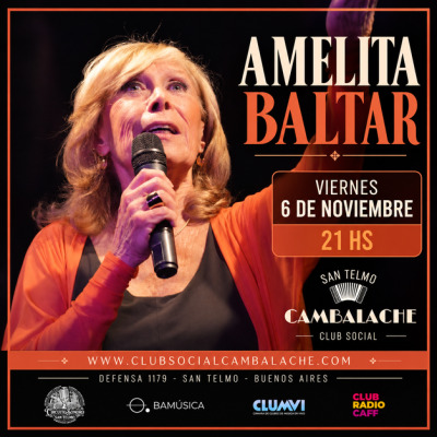 AMELITA BALTAR EN VIVO EN BUENOS AIRES