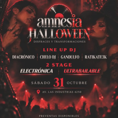 AMNESIA HALLOWEEN 2026