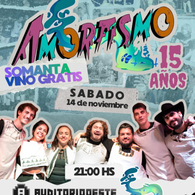 AMORFISMO - 15 AÑOS EN AUDITORIO OESTE