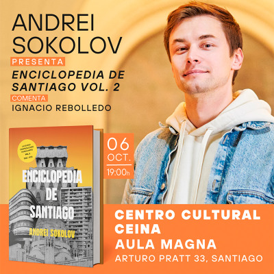 Andrei Sokolov presenta Enciclopedia de Santiago Vol.2
