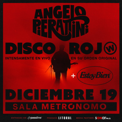 Angelo Pierattini: Disco Rojo de Weichafe en vivo