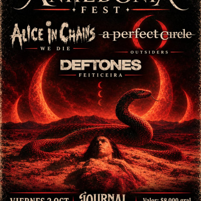 Afiche de Anhedonia fest en Journal viña