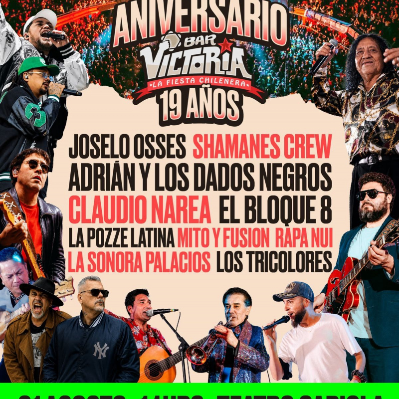 ANIVERSARIO 19 AÑOS BAR VICTORIA