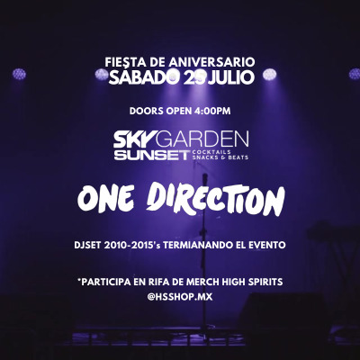 ANIVERSARIO ONE DIRECTION