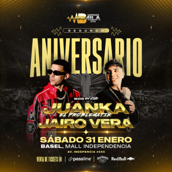 Imagen del evento: Aniversario Santiago Baila, Juanka el Problematik + Jairo Vera