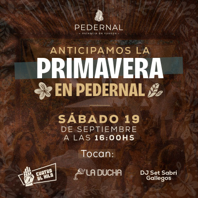 Anticipamos la Primavera en PEDERNAL