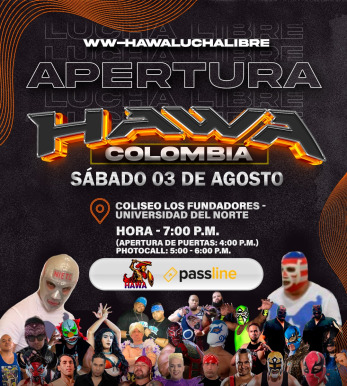 Apertura : Hawa Colombia Lucha Libre Internacional