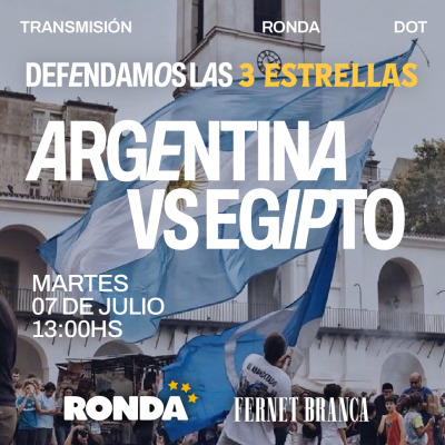 🇦🇷 Argentina VS Egipto 🇪🇬