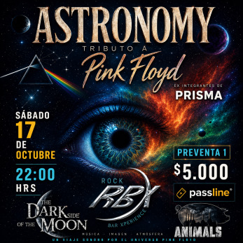 ASTRONOMY, TRIBUTO A PINK FLOYD EN RBX