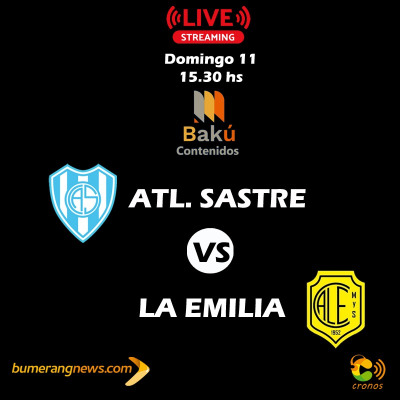 Atlético Sastre vs La Emilia - Clausura Fecha 10 / Liga San Martín