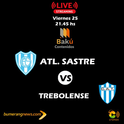 Atlético Sastre vs Trebolense - Clausura Fecha 8 / Liga San Martín