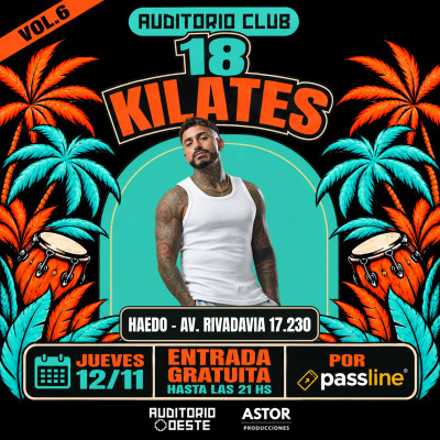 AUDITORIO CLUB VOL 6 - 18 KILATES