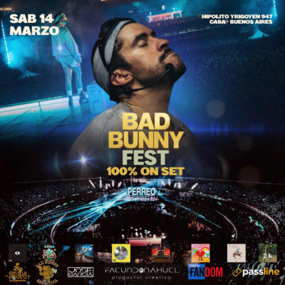 Bad Bunny Fest Aniversario - Fiesta Fandom! En Club Dorado