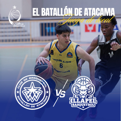 Batallón de Atacama vs Illapel Basquetbol – Fase 3 LDD 2026